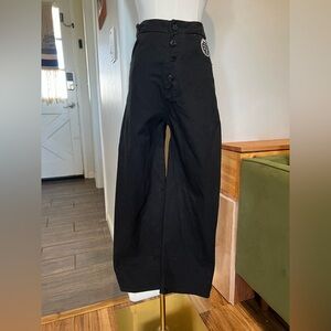 Maison Martin Margiela Black Wide-Leg Pants
